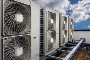 Commercial Air Con Unit on Roof